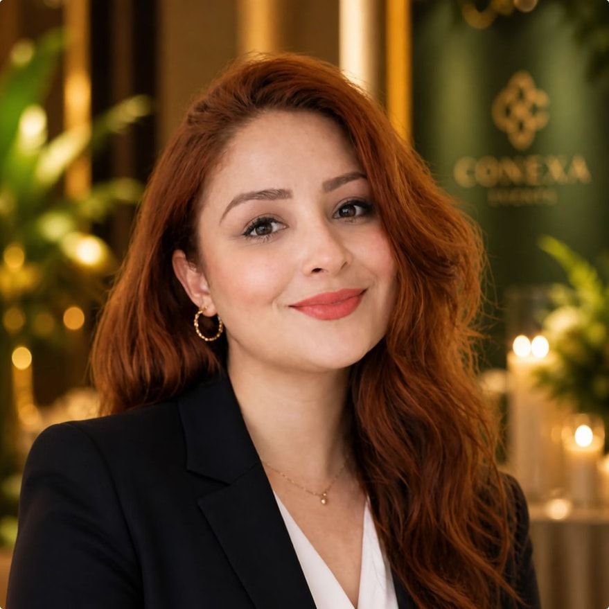 Retrato de Daphne Lima, gestora da Conexa Eventos